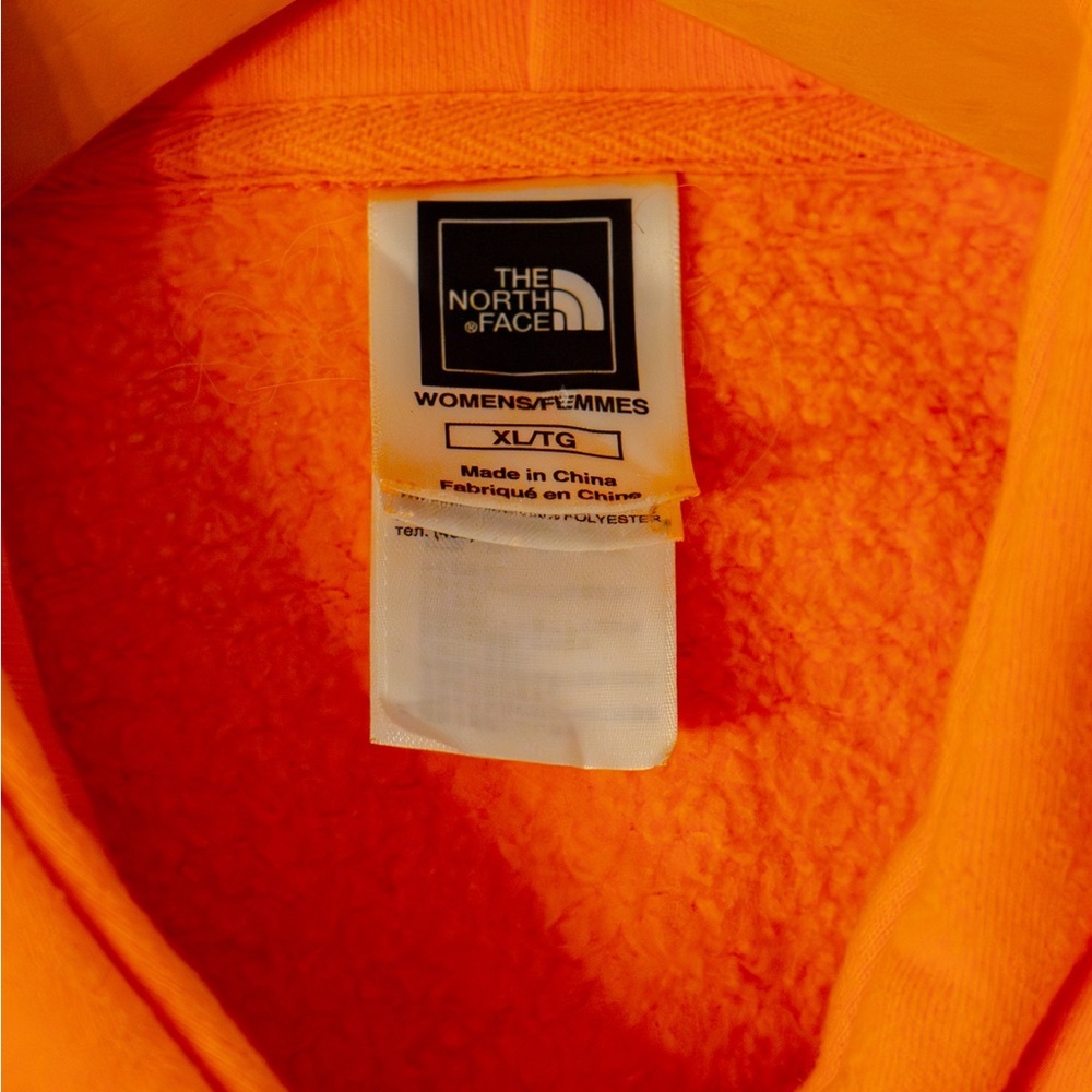 The North Face Men's Bright Orange Hoodie - Picture 3 of 3
